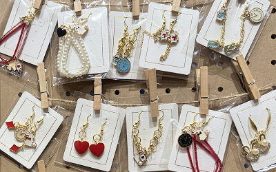 アクセサリー作りの作品