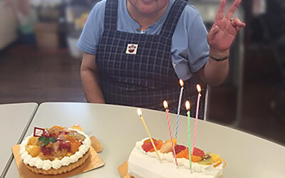 お誕生日のお祝い