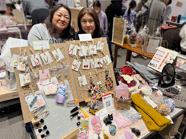 クリスマスマルシェ参加の様子